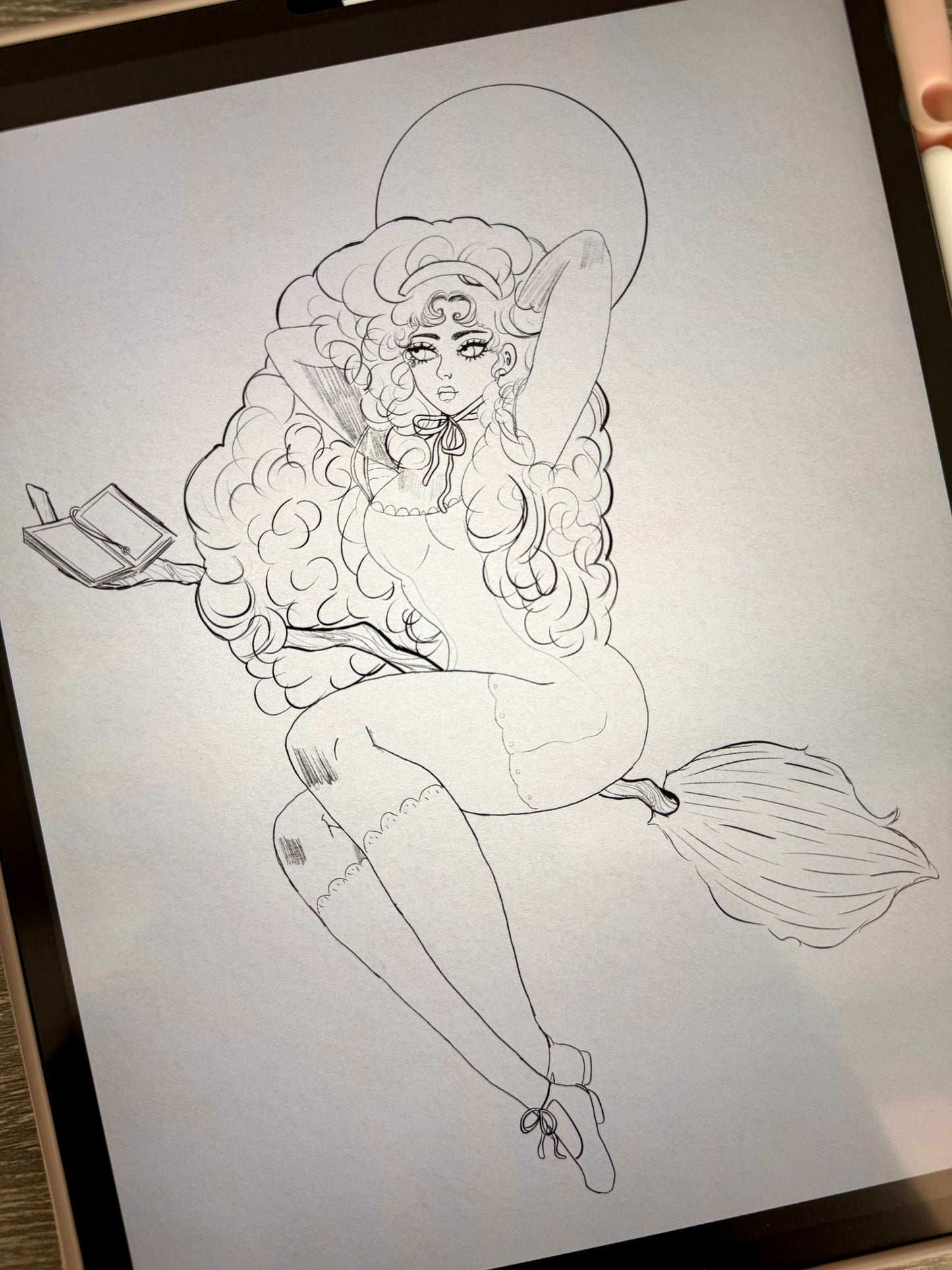 Witchy Coloring Page downlaod