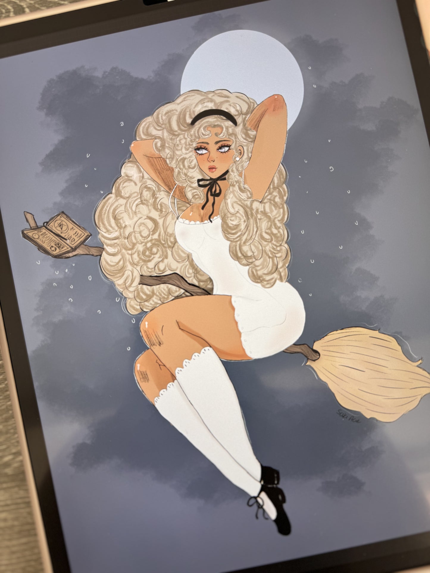 Witchy Coloring Page downlaod