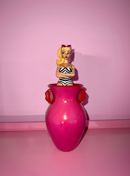 Updated Posie Doll Vase (Blonde hair)