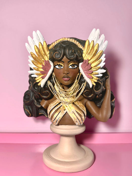 Original Emra Goddess Statue Vase