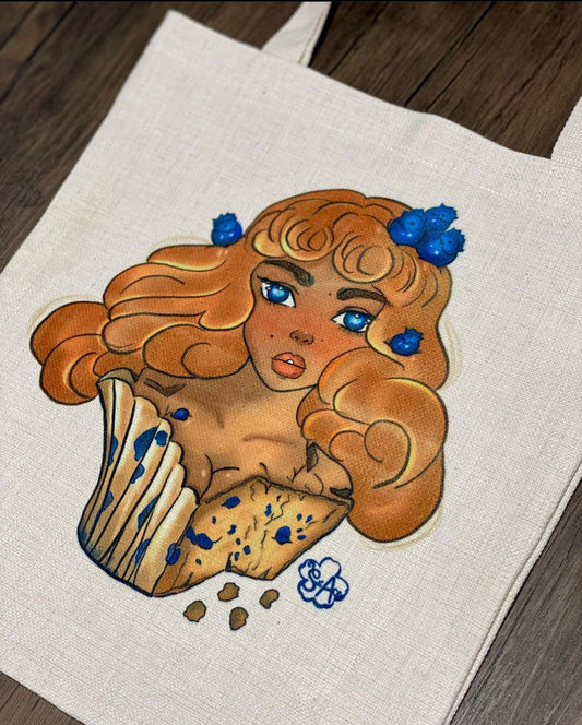 Blueberry Muffin Tote Bag