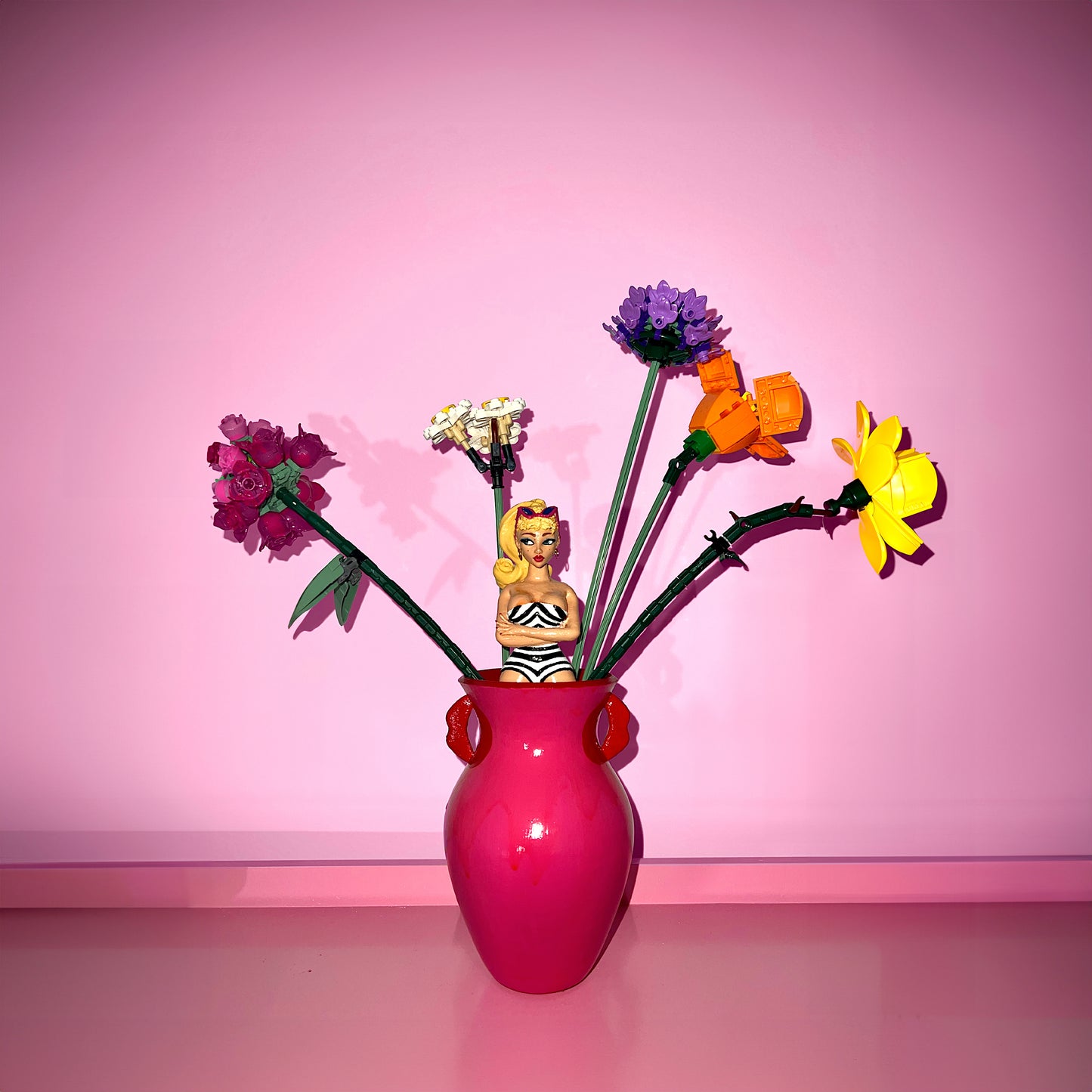 Updated Posie Doll Vase (Blonde hair)