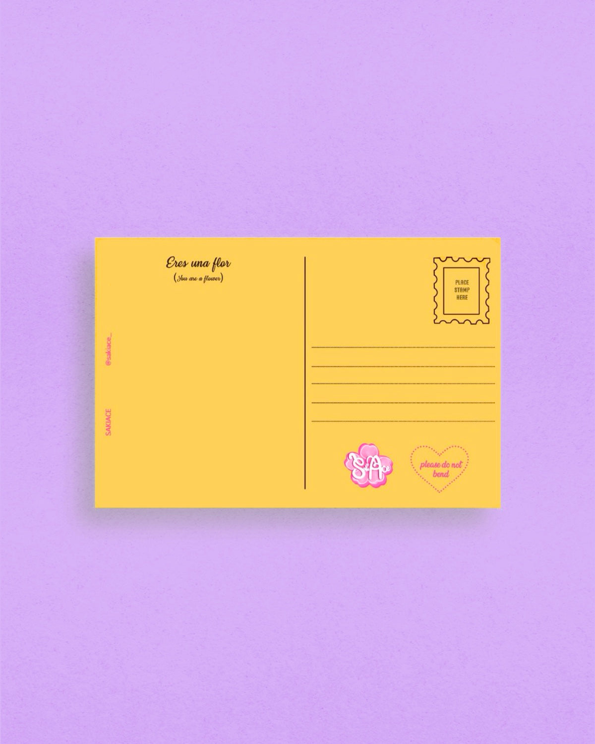 Las flores lloran 4x6 Postcard