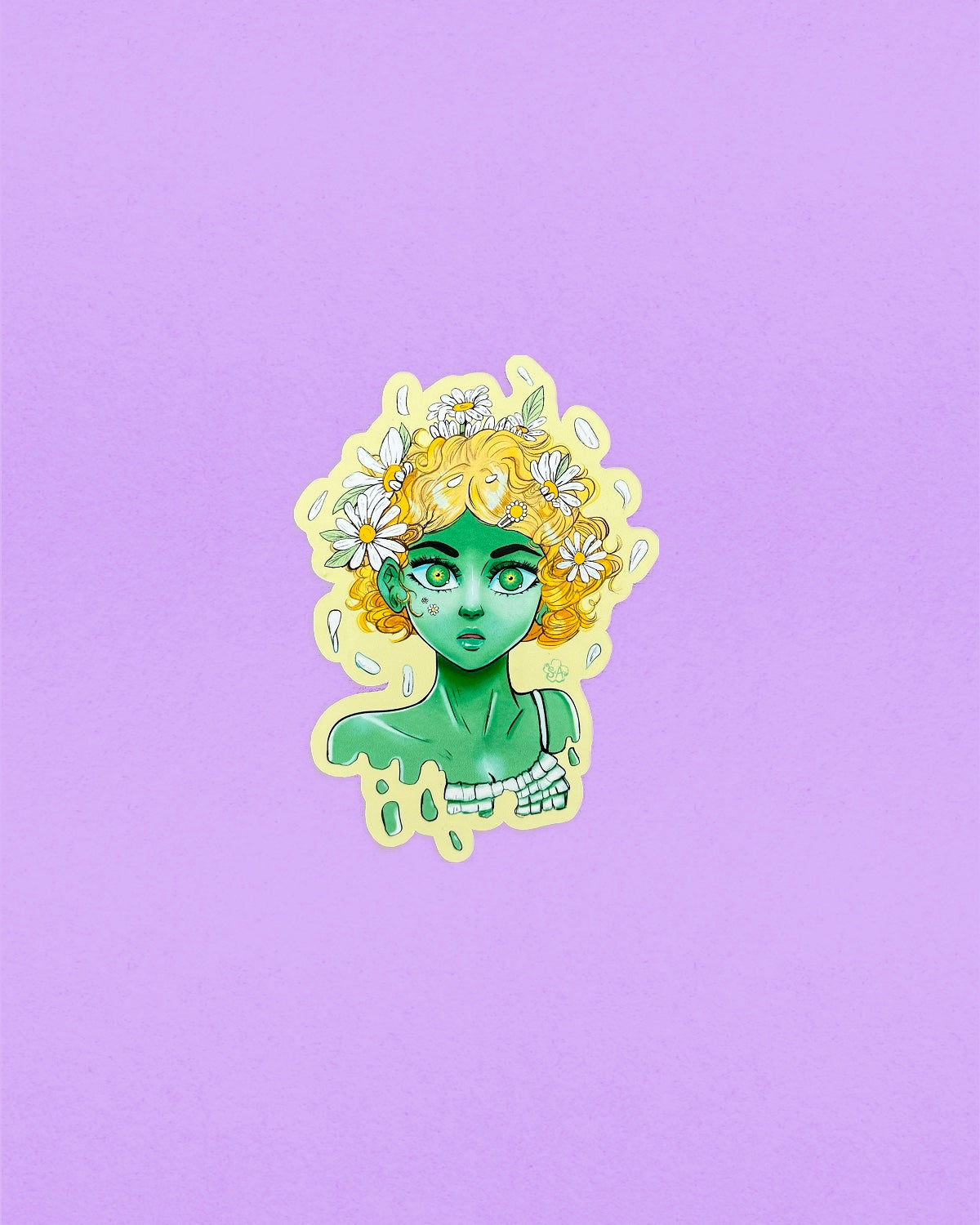 Daisy Girl Sticker