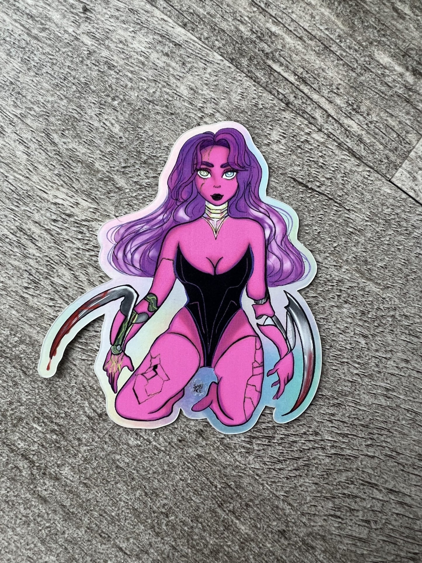 Holo Girls Sticker Set