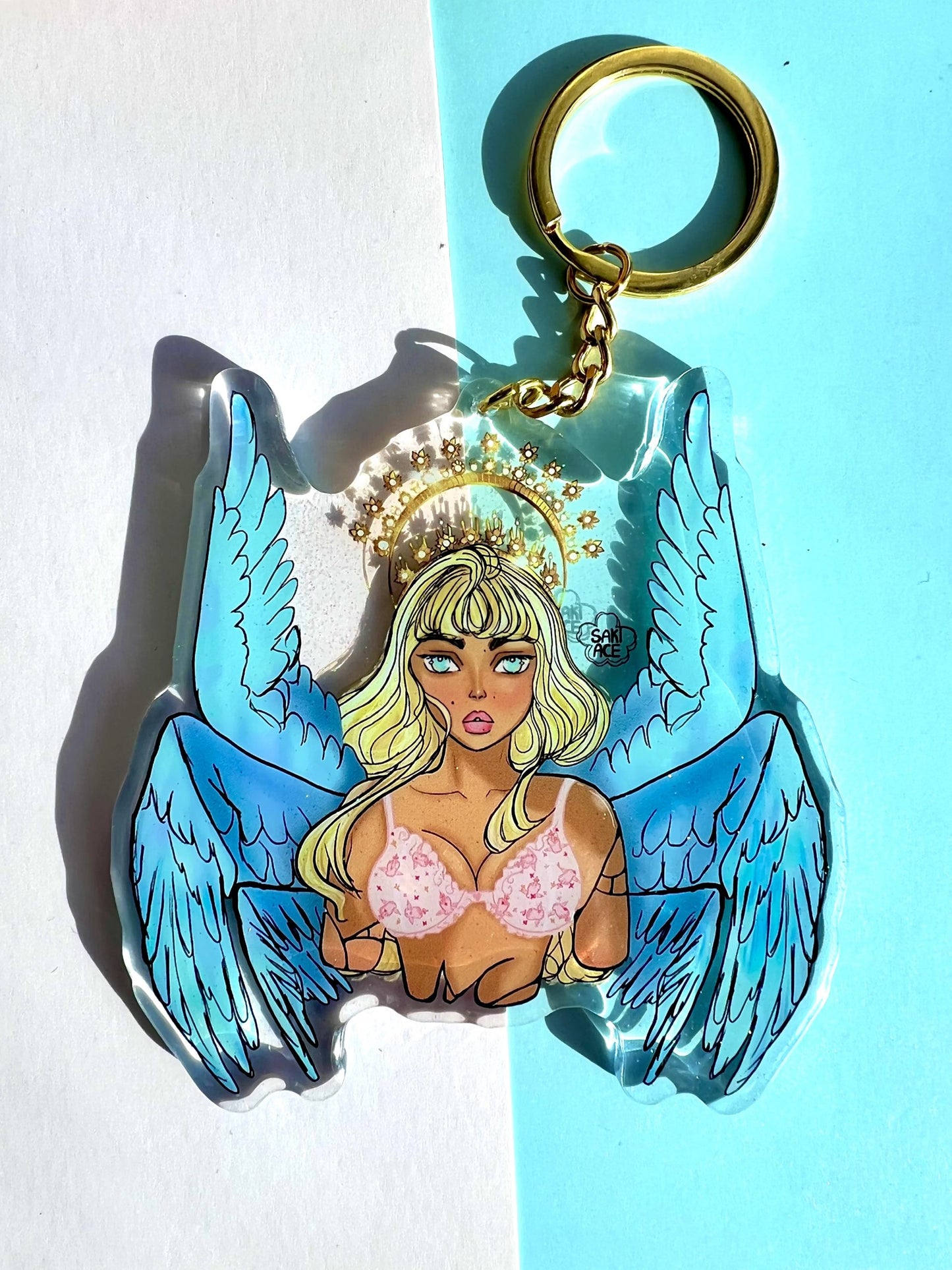 Heaven's Arc-Angel 3.5" Acrylic Keychain