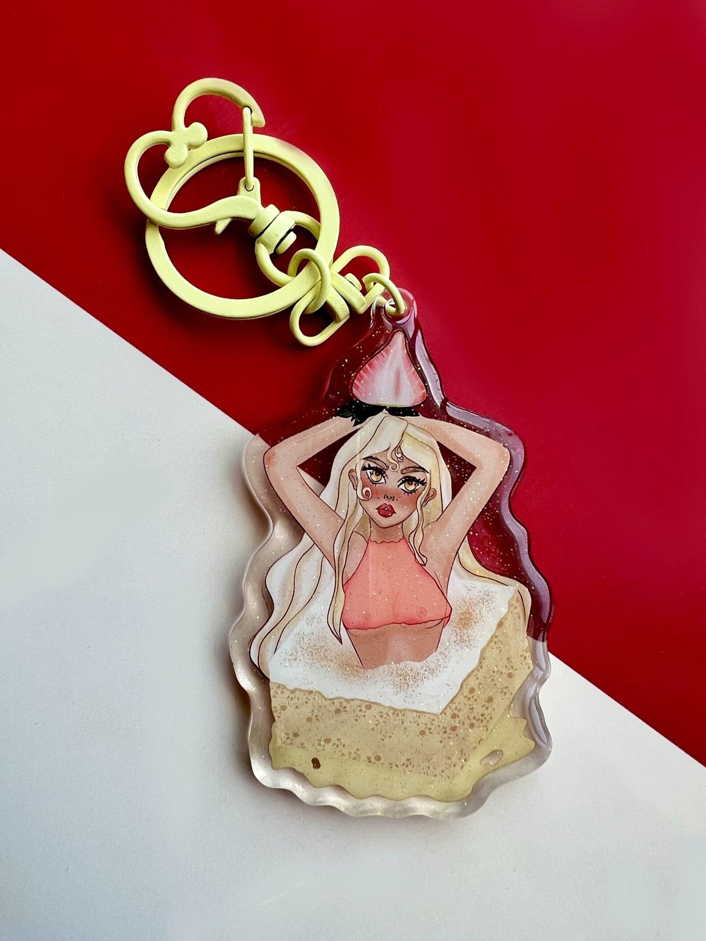 Dulce 3" Acrylic Keychain/Charm