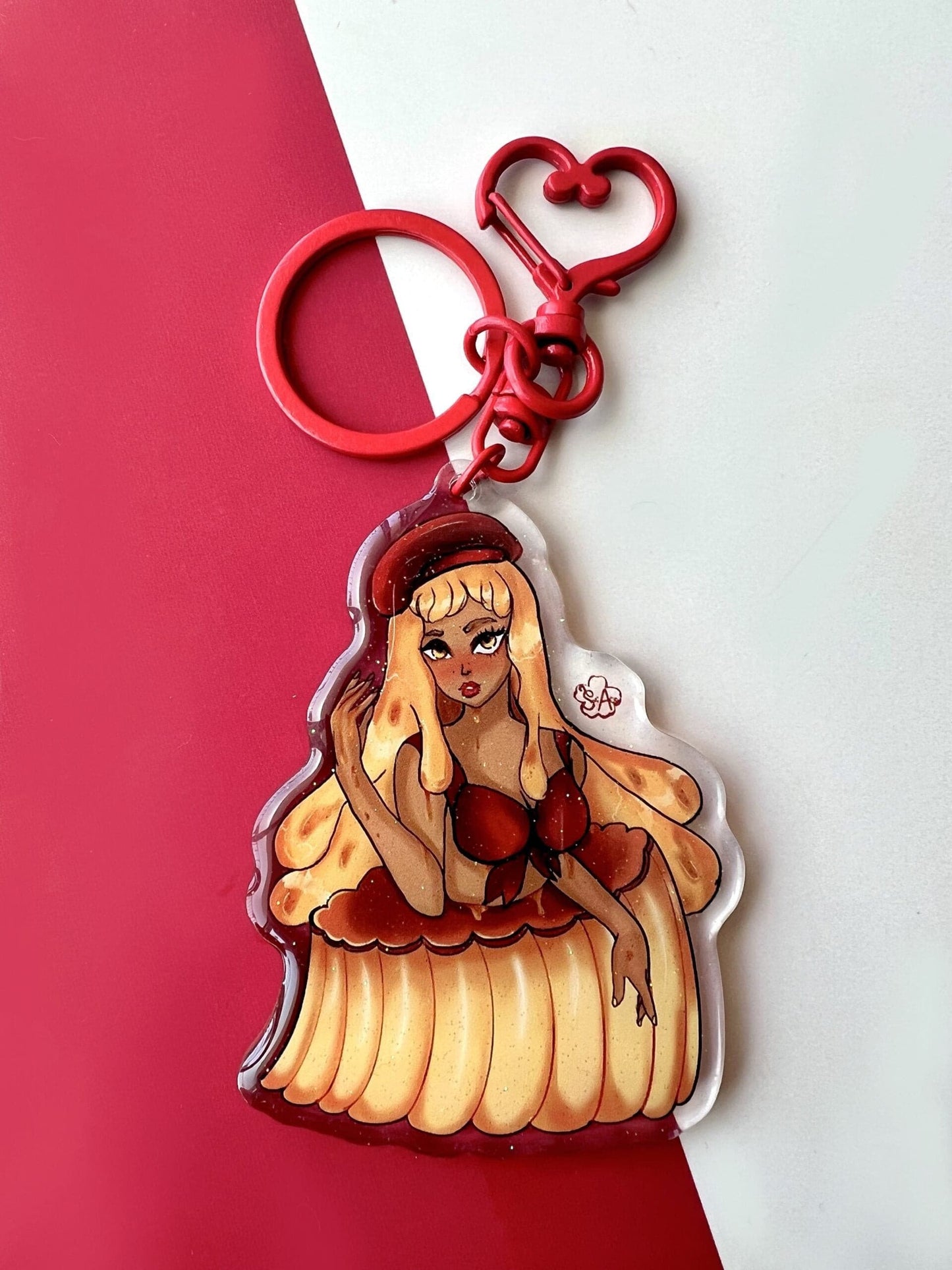 Flanny 3" Acrylic Keychain/Charm