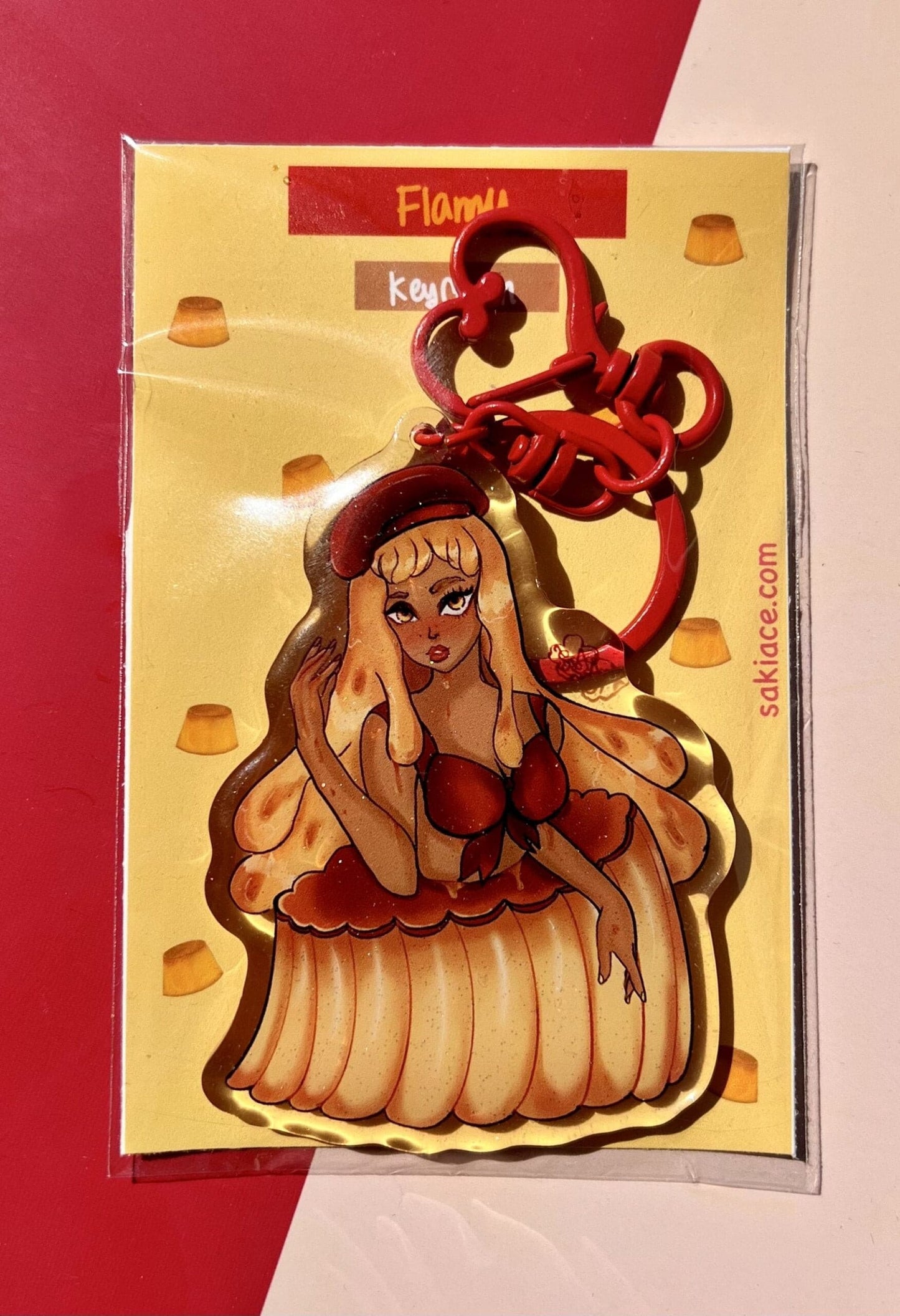 Flanny 3" Acrylic Keychain/Charm
