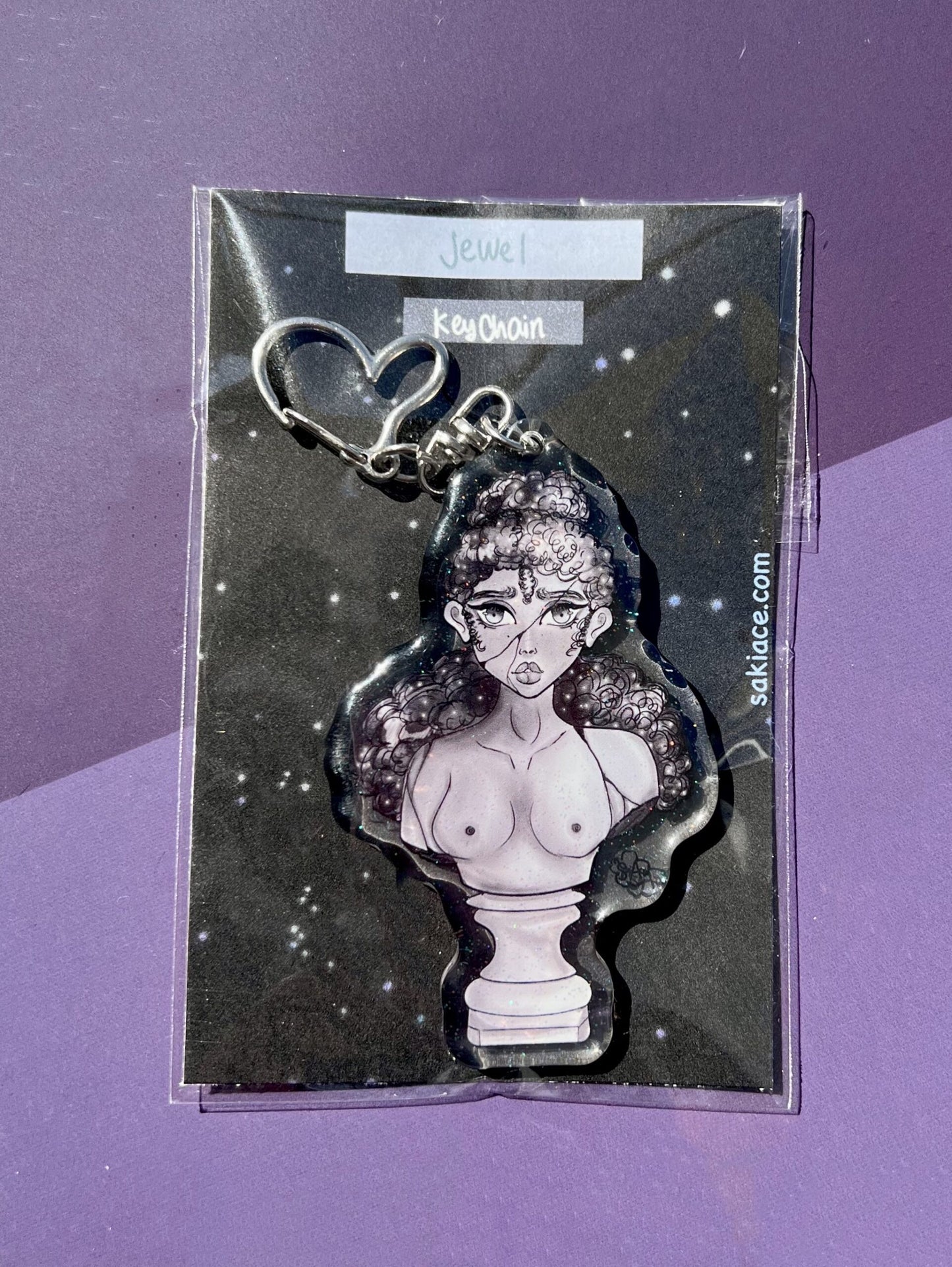 Jewel 3" Acrylic Keychain/Charm