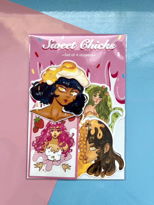 Sweet Chicks Sticker Set