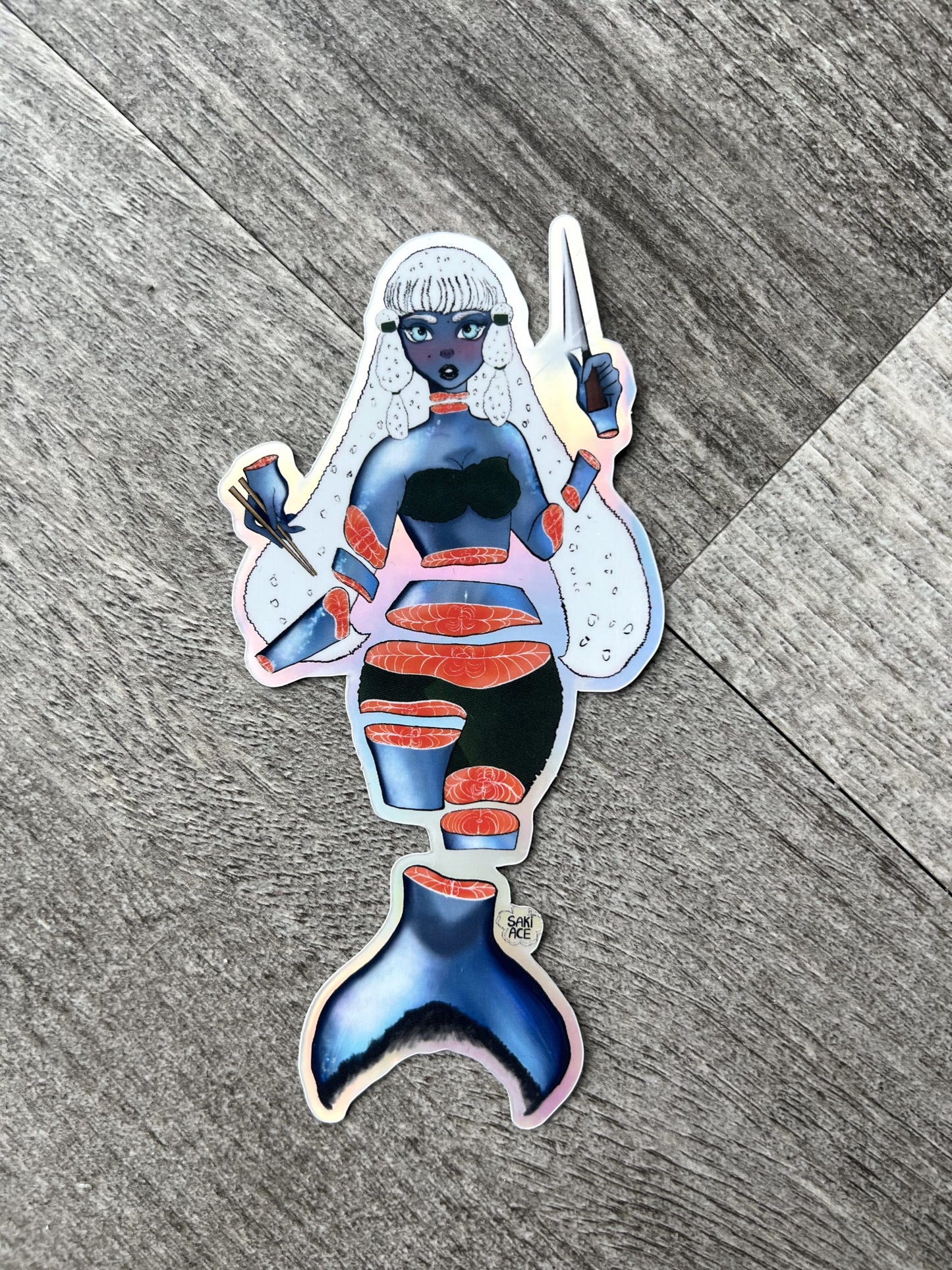 Holo Girls Sticker Set
