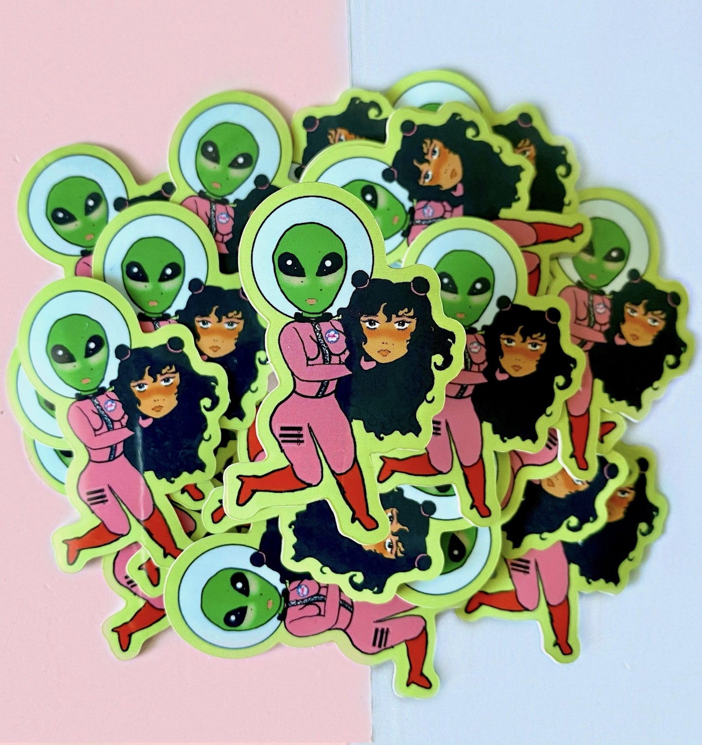 Who's an Alien Vinyl Sticker