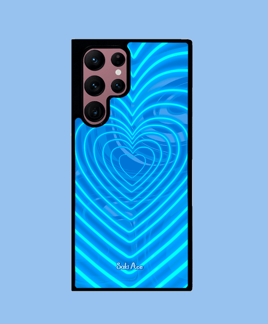 Pretty in Blue Galaxy Case