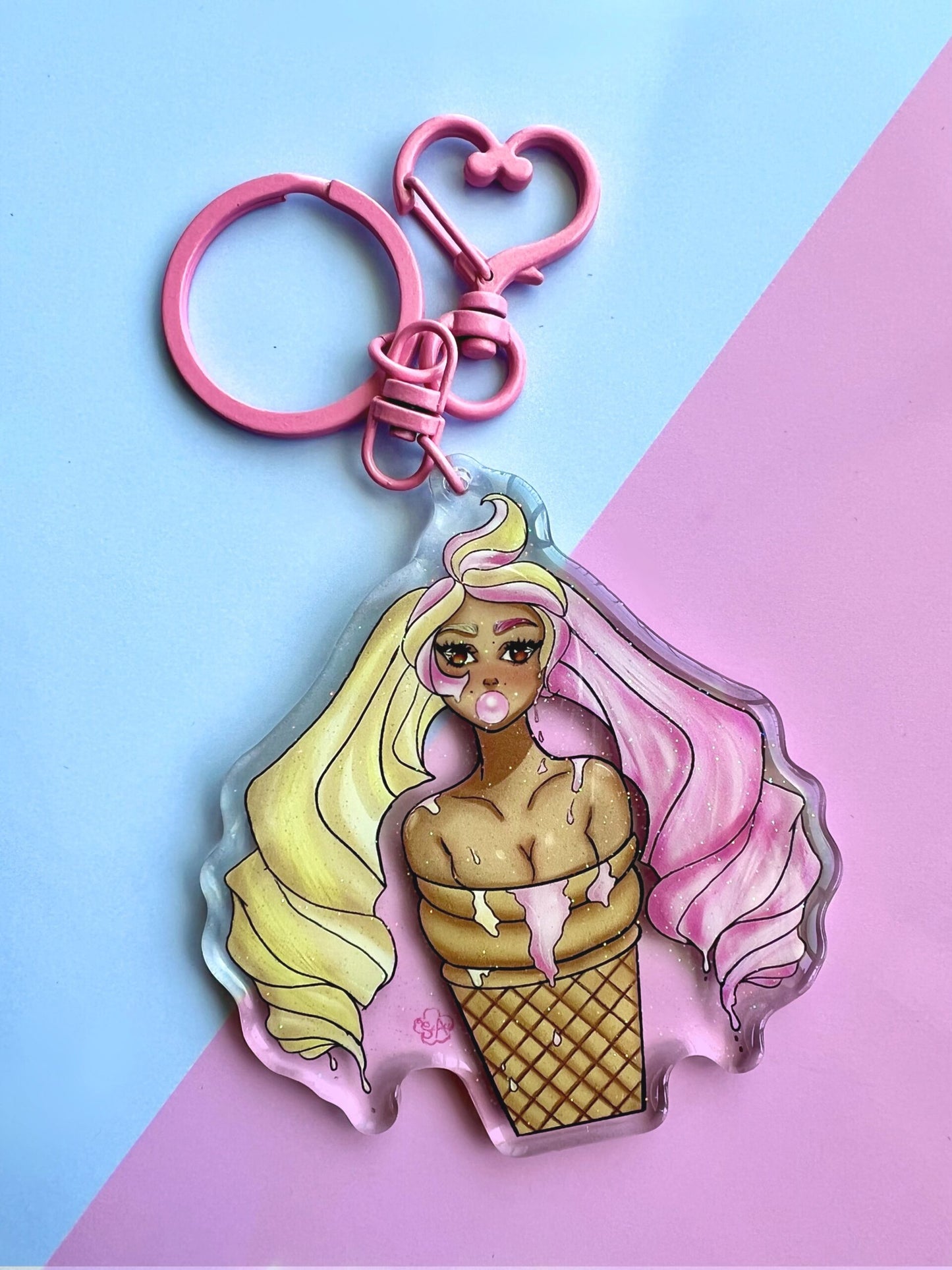 Llavero/dije de acrílico de 3" de Vistraw