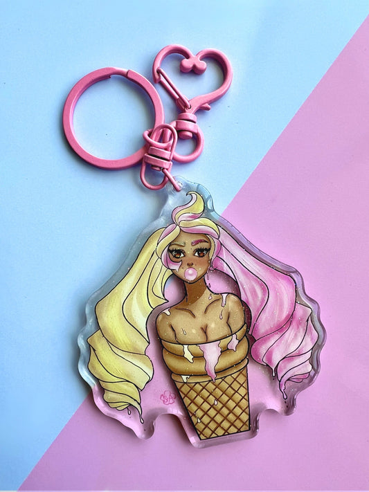 Vistraw 3" Acrylic Keychain/Charm