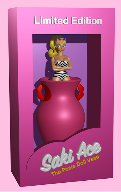 Posie Doll Vase (Blonde hair)