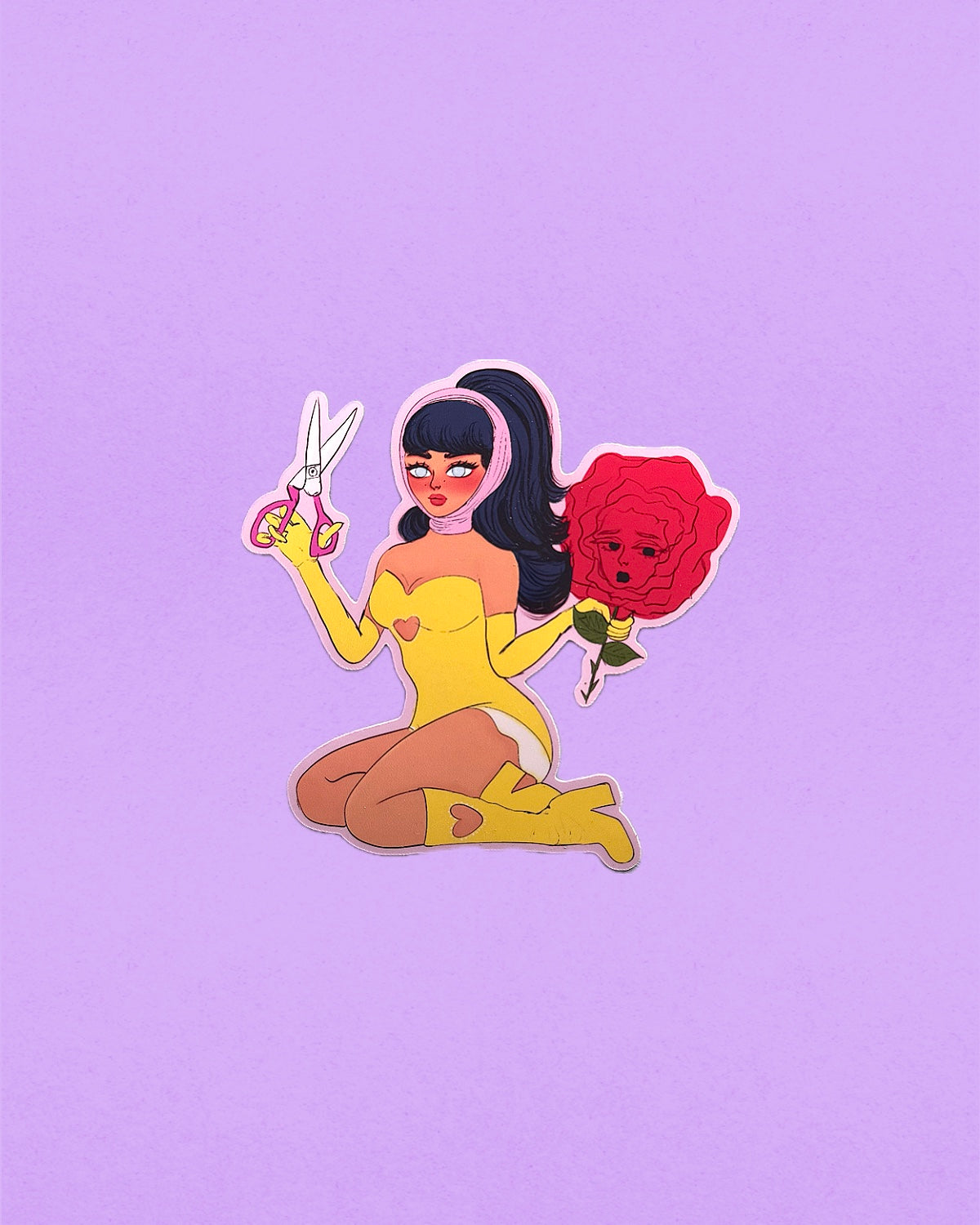 Babydoll Rose Sticker