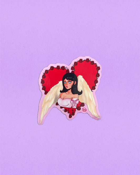 Angelic Rose Sticker