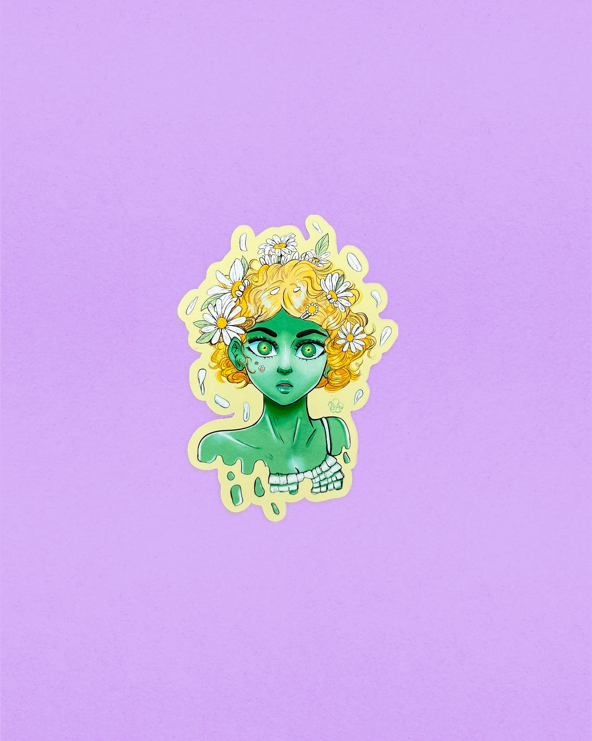 Daisy Girl Sticker