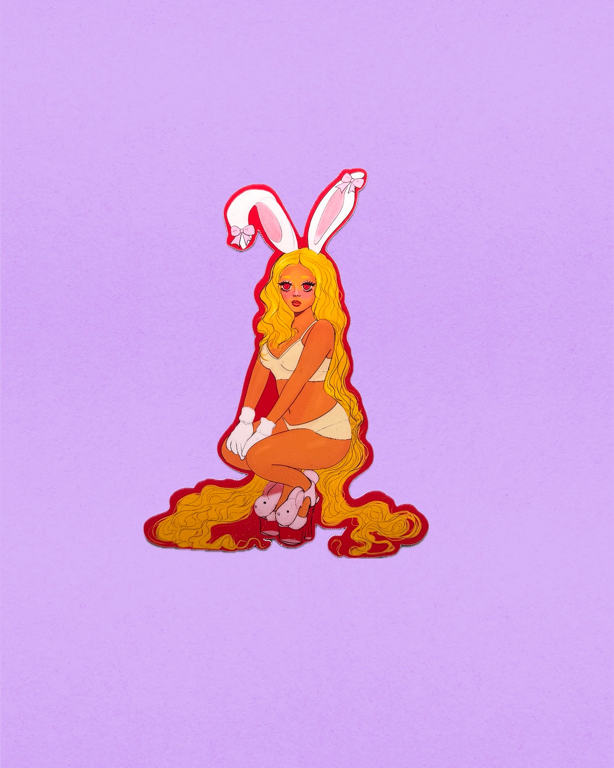 Bunny Val Sticker