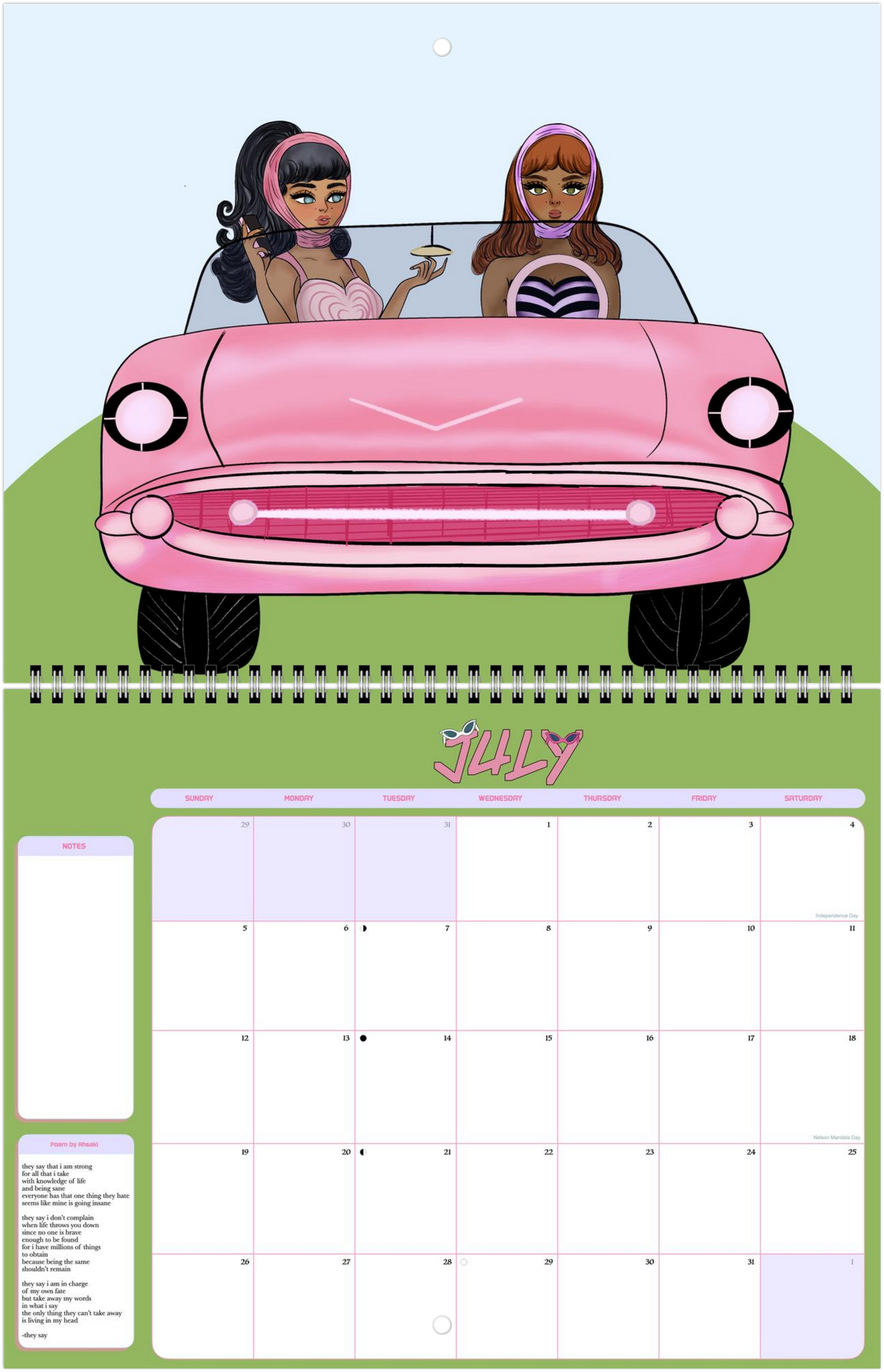 SakiAce Calendar 2026