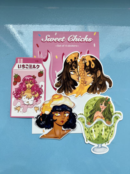 Sweet Chicks Sticker Set
