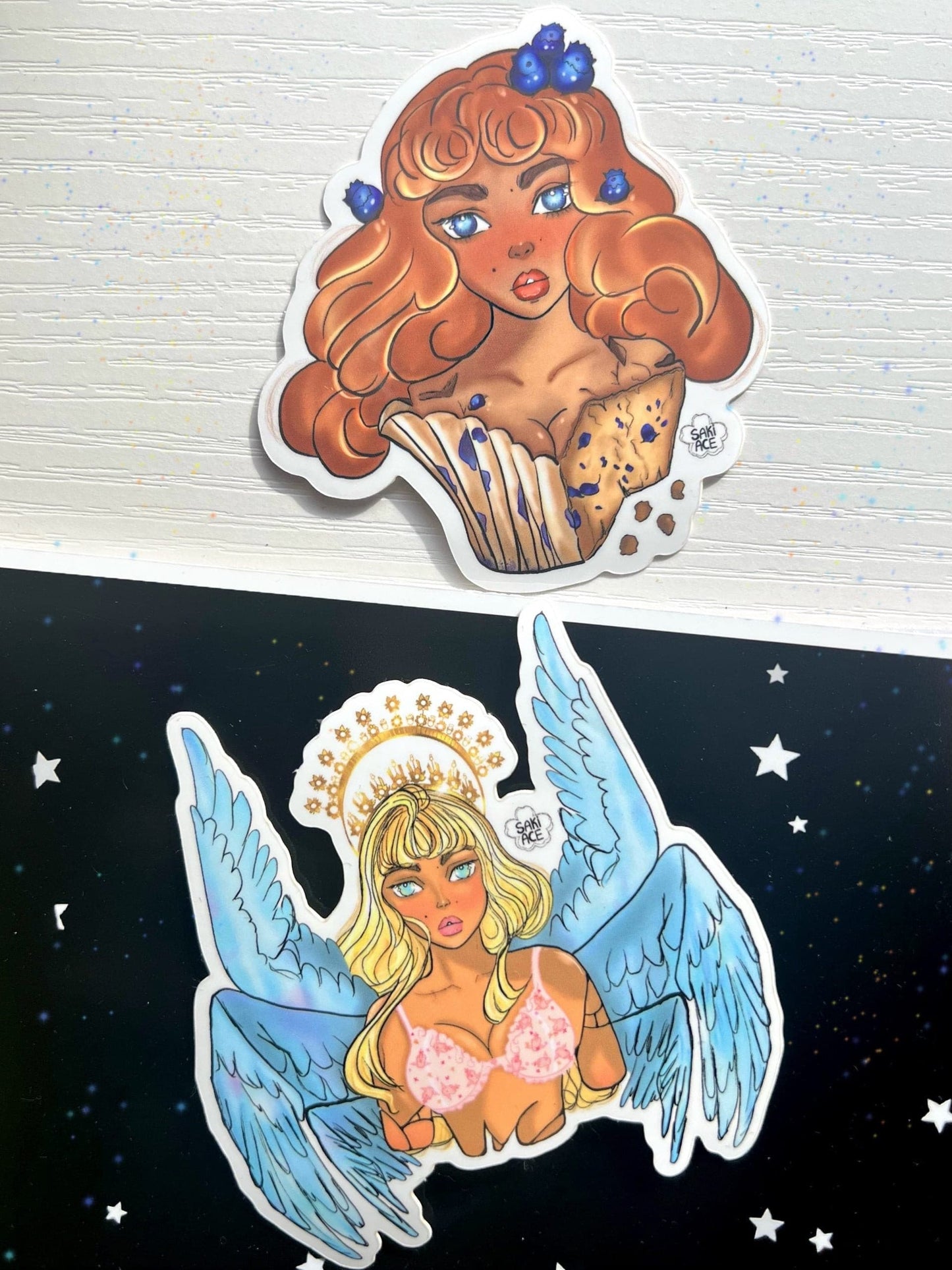 Blue Babes Sticker Set