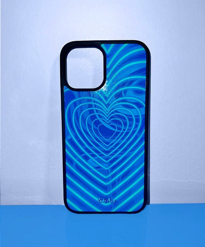 Pretty in Blue iPhone Case